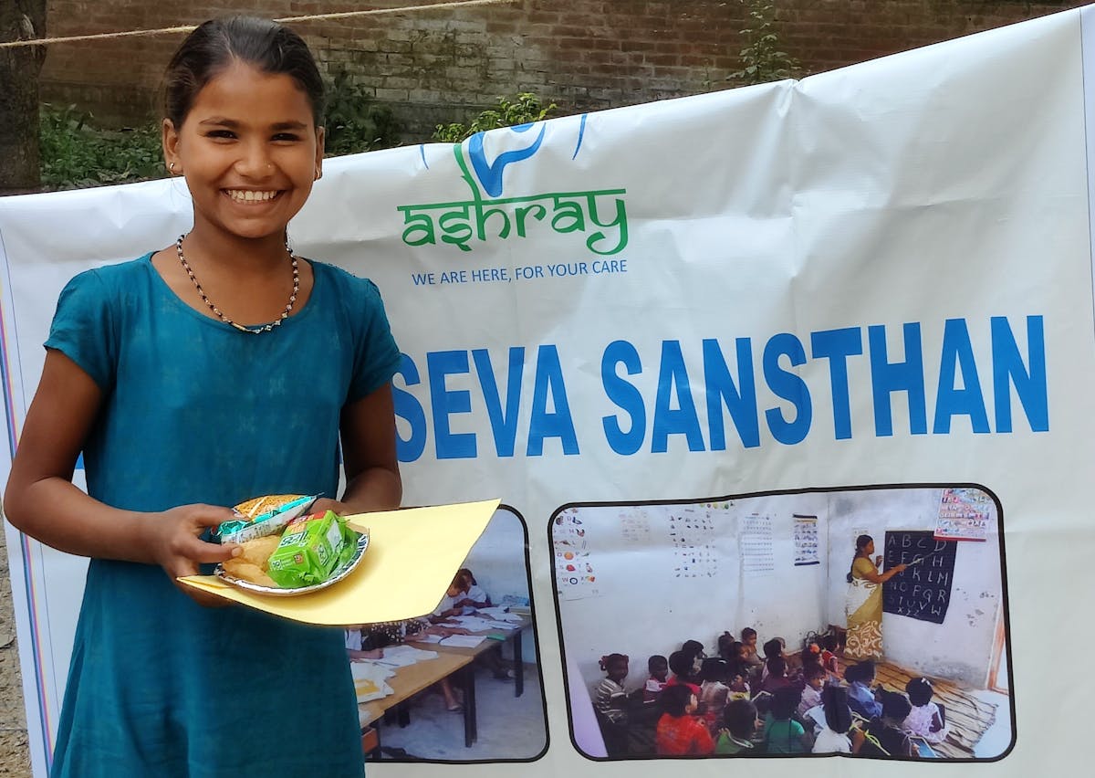 QR code to donate - Ashray Seva Sansthan